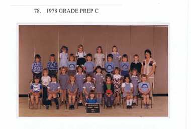 School Photograph - Digital Image, Greensborough Primary School Gr2062 1978 Grade Prep C, 1978_
