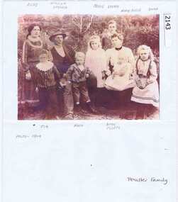Photograph - Digital image, Poulter Family, 1904_