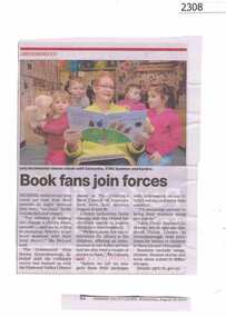 Newspaper Clipping, Book fans join forces, 19/08/2015
