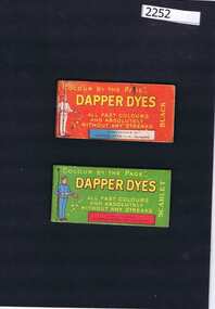 Booklet, Dapper dyes, 1950s