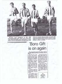 Newspaper Clipping, Greensborough Gift circa 1969, 1969c