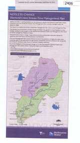 Newspaper Clipping, Diamond Creek stream flow management plan, 30/09/2015