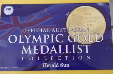 Medals, Herald Sun, Official Australian Olympic Gold Medallist collection, 2000_