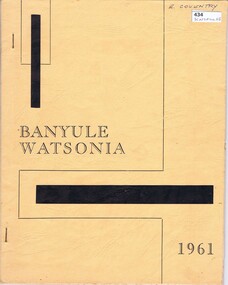 School Magazine, Banyule Watsonia High School, Banyule Watsonia High School  Magazine 1961, 1961_