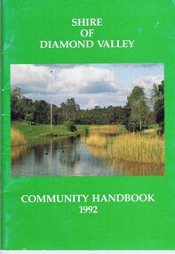Book, Shire of Diamond Valley, Shire of Diamond Valley Community Handbook 1992, 1992_