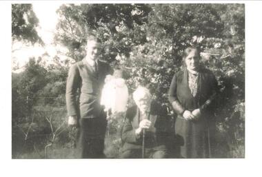 Photograph - Digital Image, Partington Family - Four generations, 1934_
