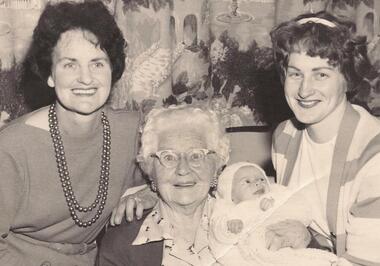Photograph - Digital image, Partington Family, Partington Family - Four generations, 1960_