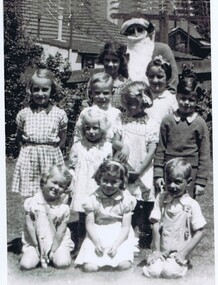 Photograph (copy), Shirley Black and other children, 1944c
