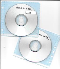 CD-ROM, Ted Baillieu speaking on researching World War 1 veterans, 04/03/2014