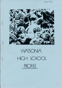 Booklet, Watsonia High School Profile, 1986_