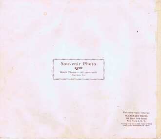 Photograph - Digital image, Wyn and Alan Partington at Dempsey's Bar New York. Inside cover, 22/07/1967