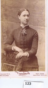 Photograph, Vandyke Studios, Unidentified female, 1897c