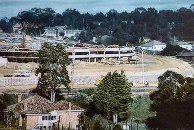 Photograph - Digital image, Greensborough Plaza under construction, 1977-1978