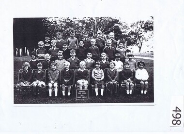School Photograph (copy), Bundoora State School Bu1915 1969 Grade Prep, 1969_