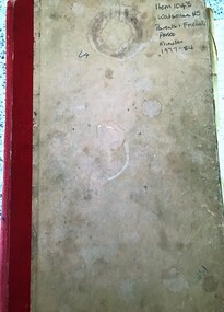 Minute Book, Watsonia High School, Watsonia High School: Parents and Friends Association. Minutes 1977-1984, 1977-1984