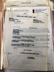 Correspondence, Watsonia High School, Watsonia High School: Parents and Friends Association. Correspondence 1973 -1976, 1973-1976