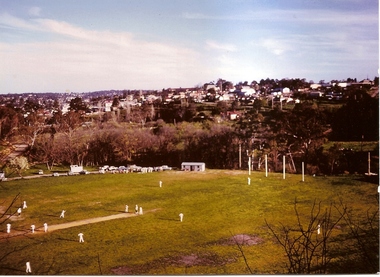 Photograph - Digital Image, Cricket at Lower Park 1970s, 1970s
