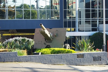 Photograph - Digital Image, Greensborough RSL - artillery piece at entrance to RSL 2, 1940o