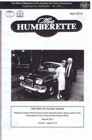 Journal - Excerpt, Humber Car Club of Victoria, The Humberette (Humber Car Club magazine), 2013_04