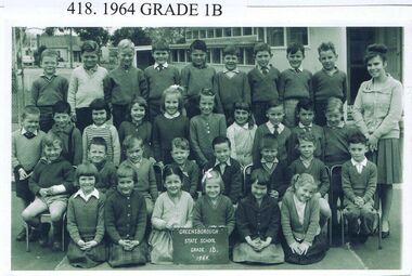 School Photograph - Digital Image, Greensborough Primary School Gr2062 1964 Grade 1B, 1964_