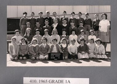 School Photograph - Digital Image, Greensborough Primary School Gr2062 1965 Grade 1A, 1965_