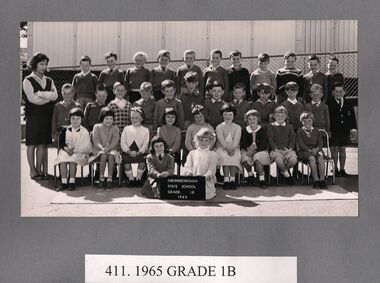 School Photograph - Digital Image, Greensborough Primary School Gr2062 1965 Grade 1B, 1965_
