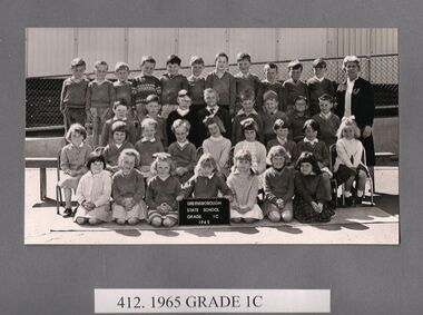School Photograph - Digital Image, Greensborough Primary School Gr2062 1965 Grade 1C, 1965_