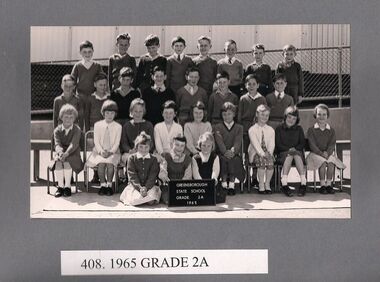 School Photograph - Digital Image, Greensborough Primary School Gr2062 1965 Grade 2A, 1965_