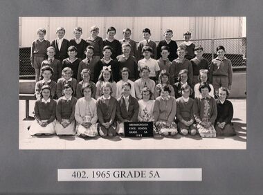 School Photograph - Digital Image, Greensborough Primary School Gr2062 1965 Grade 5A, 1965_