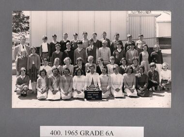 School Photograph - Digital Image, Greensborough Primary School Gr2062 1965 Grade 6A, 1965_