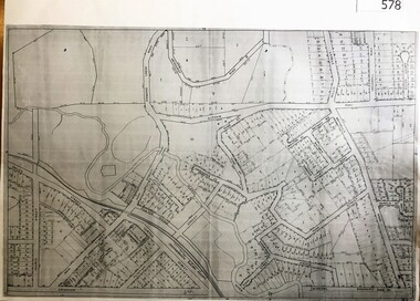 Map, City of Heidelberg, Subdivision plan of Greensborough, 1965c