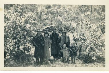 Photograph - Digital Image, Snow at Greenhills, 1950c