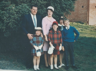 Photograph - Digital Image, The Stevens family, 1960c