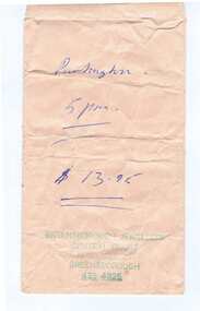 Envelope, Greensborough Jewellers, 1960c