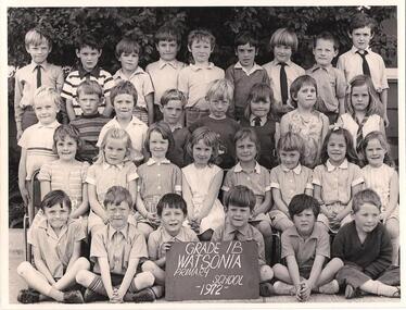 School Photograph - Digital Image, Watsonia Primary School Wa4838 1972 Grade 1B, 1972_