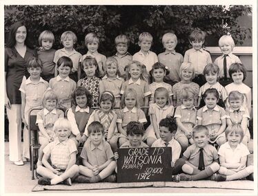 School Photograph - Digital Image, Watsonia Primary School Wa4838 1972 Grade 1D, 1972_