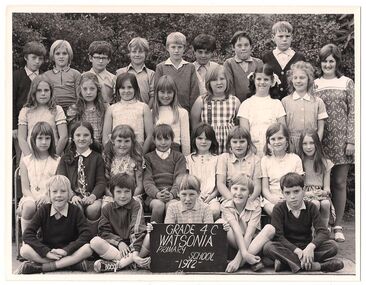 School Photograph - Digital Image, Watsonia Primary School Wa4838 1972 Grade 4C, 1972_