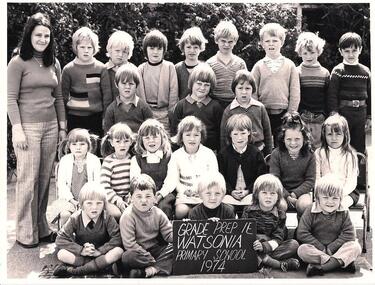 School Photograph - Digital Image, Watsonia Primary School Wa4838 1974 Grade 1E Prep, 1974_