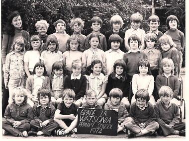 School Photograph - Digital Image, Watsonia Primary School Wa4838 1974 Grade 1A Judy Grikepelis, 1974_