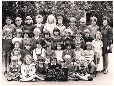 School Photograph - Digital Image, Watsonia Primary School Wa4838 1974 Grade 1B, 1974_