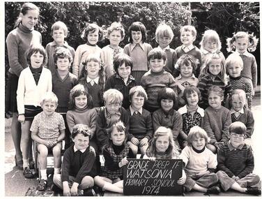 School Photograph - Digital Image, Watsonia Primary School Wa4838 1974 Grade 1F Prep, 1974_