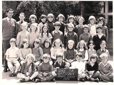 School Photograph - Digital Image, Watsonia Primary School Wa4838 1974 Grade 3A, 1974_