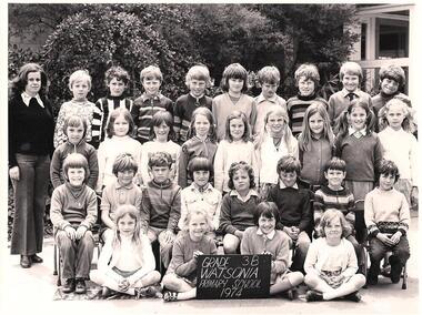 School Photograph - Digital Image, Watsonia Primary School Wa4838 1974 Grade 3B, 1974_