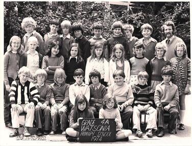School Photograph - Digital Image, Watsonia Primary School Wa4838 1974 Grade 4A, 1974_
