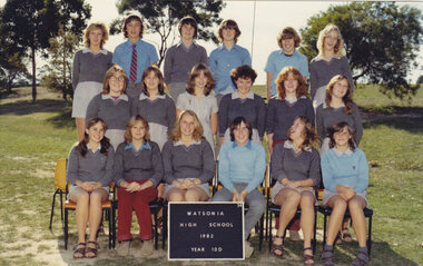 School Photograph - Digital Image, Watsonia High School WaHIGH 1982 Year 10D, 1982_