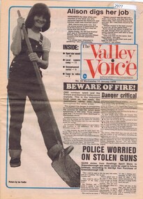 Newspaper, The Valley Voice, No. 28, 10 January 1979, 10/01/1979