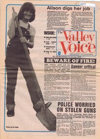 Newspaper, The Valley Voice, The Valley Voice, No. 28, 10 January 1979, 10/01/1979