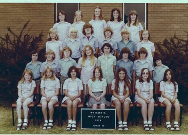 School Photograph - Digital Image, Watsonia High School WaHIGH 1978 Form 1F, 1978_