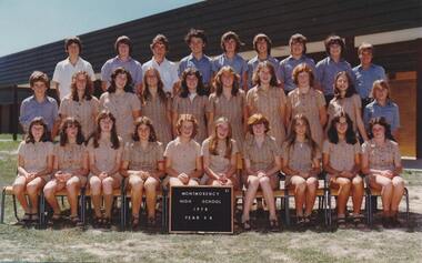 School Photograph - Digital Image, Montmorency High School Mo8068 1978 Year 9B, 1978_