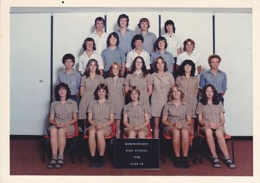 School Photograph - Digital Image, Montmorency High School Mo8068 1980 Year 11B, 1980_